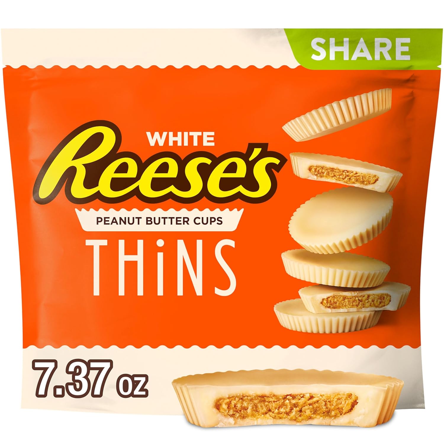 Reeses Thins - White Creme